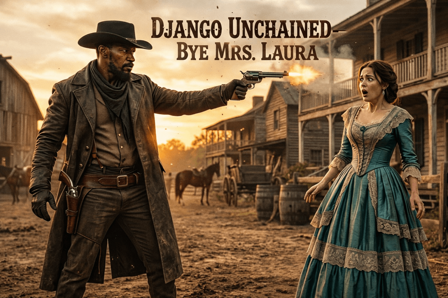 Django Unchained - Bye Mrs.Laura — full-screen stream alert preview