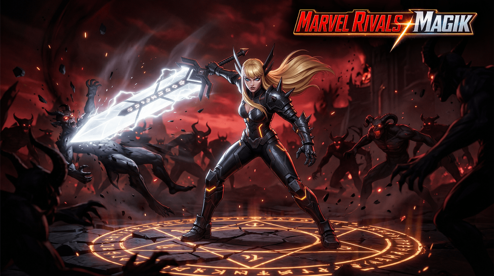 Marvel Rivals - Magik — full-screen stream alert preview